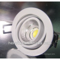 180 Grad u. 360 Grad justierbares 10w drehbares geführtes downlight